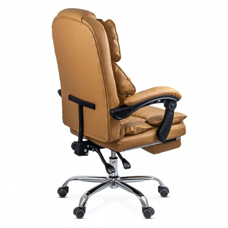 Scaun directorial elegant cu suport picioare, OFF411 Bej