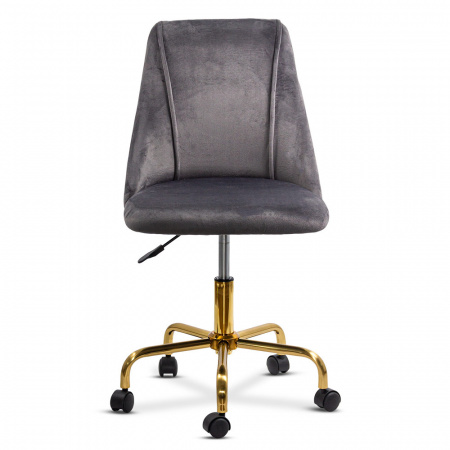 SCAUN DE BIROU ELEGANT DIN CATIFEA SI BAZA AURIE OFF 642