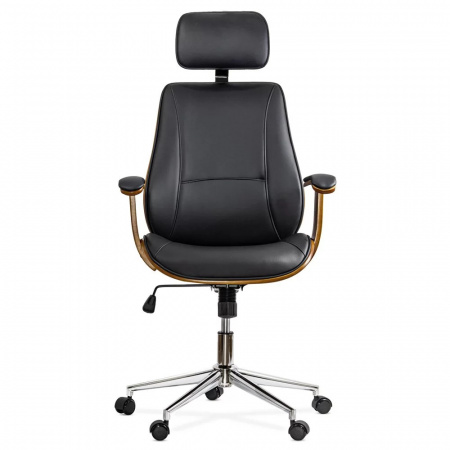 Scaun directorial din piele ecologica OFF1606 Negru