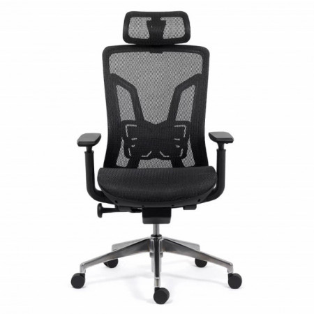 Scaun ergonomic cu brate reglabile SYYT 9506, negru, gri