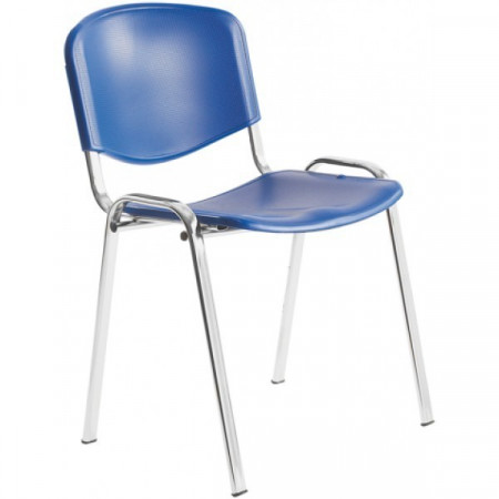Scaun de conferință/vizitator cadru cromat model Taurus Plastic