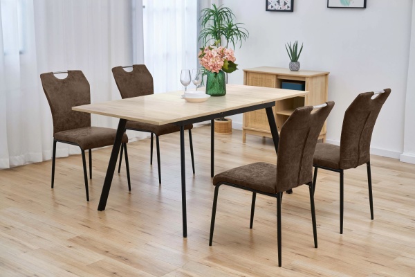Masa dining extensibila Katalin, stejar,