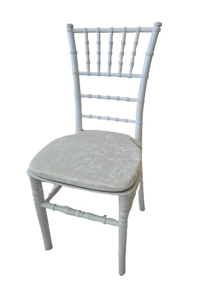 Scaun de evenimente Chiavari, PP reciclata, model KD007, alb - Img 2