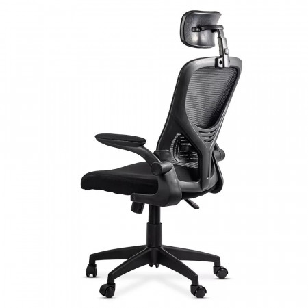 Scaun de birou MESH cu tetieraOFF635 NEGRU