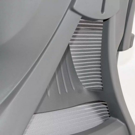 Scaun de birou ERGONOMIC CU SUPORT lombar si spatar inalt off634 gri