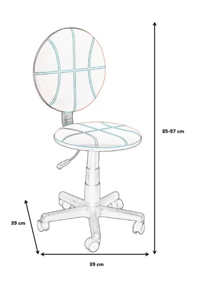 Scaun de birou US88 Basketball