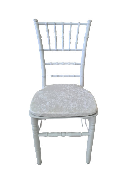 Scaun de evenimente Chiavari, PP reciclata, model KD007, alb - Img 3