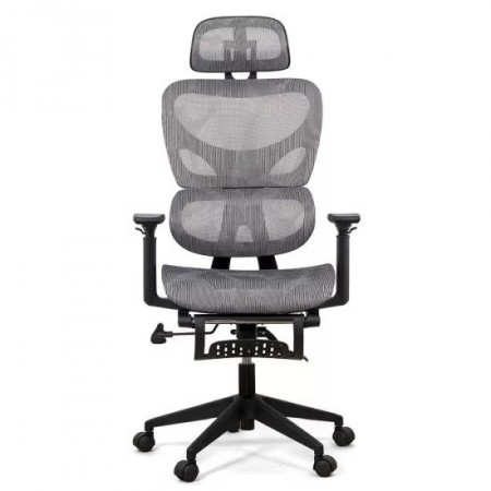 Scaun ergonomic multifunctional cu brate rabatabile SYYT 9508 GRI - Img 4