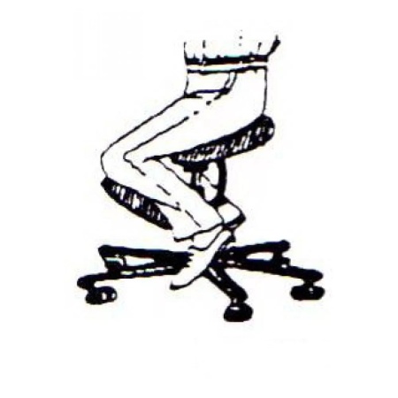 Scaun ergonomic tip kneeling chair OFF 094 negru