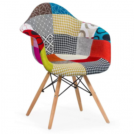 SCAUN PATCHWORK BUC 243 MULTICOLOR