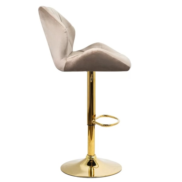 scaun de bar baza auriu abs148