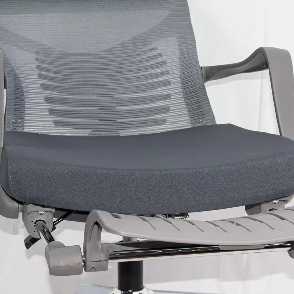 Scaun ergonomic din mesh cu suport lombar SYYT 9502 gri