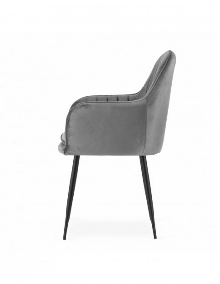 Scaun living Tida, Gri 58x56x86 cm