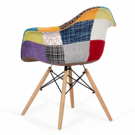 SCAUN PATCHWORK BUC 243 MULTICOLOR