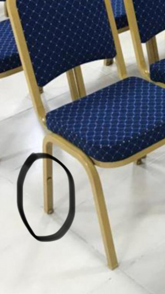 scaun hilton nunta textil negru