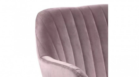 Scaun living Tida, Roz, 58x56x86 cm