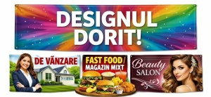 Banner Personalizat 50x110 cm DESIGN DORIT - Img 3