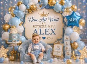 Banner Personalizat Botez model 01
