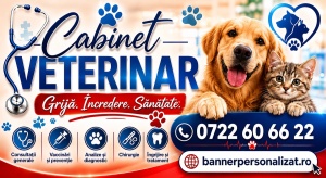 Banner Personalizat Cabinet Veterinar model 05