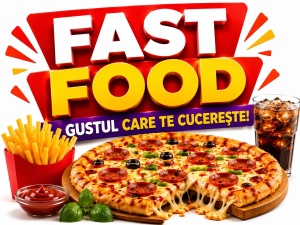 Banner Personalizat Fast Food model 07