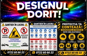 Banner Personalizat Șantier SSM model 03