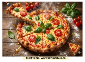 Banner "Pizzerie" personalizat, 80x110 cm