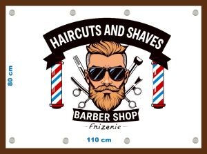 Banner Barber shop haircuts and shaves