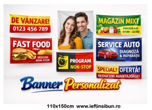 Banner Publicitar 100x150 cm