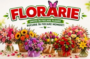 Banner Publicitar Personalizat Florarie model 01