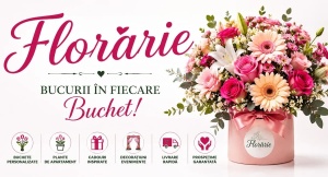 Banner Publicitar Personalizat Florarie model 06
