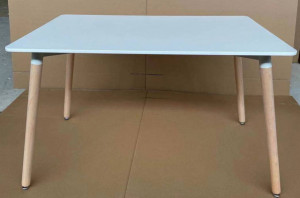 Masa de living in stil scandinavian 80x120 cm Model: Emma Alb - Img 6