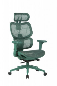 Scaun birou ergonomic HumanTech, rotativ, mesh, VERDE