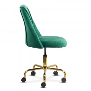 SCAUN DE BIROU ELEGANT DIN CATIFEA SI BAZA AURIE OFF 642
