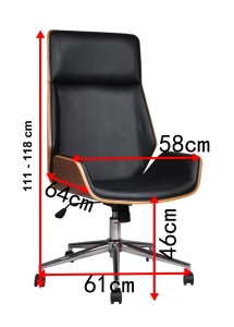 Scaun de birou directorial US116 Calisto