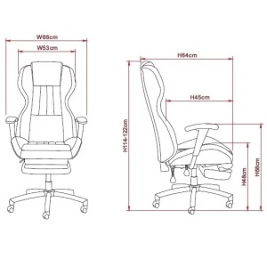 Scaun de birou directorial US77 Kronos, variante diferite - Img 2