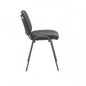 Scaun vizitator, negru, 53x40x76 cm