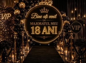 Banner Majorat Black & Gold Model 09 VIP | ieftinsibun.ro