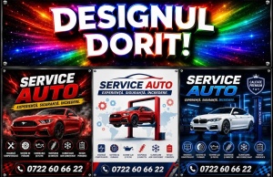 Banner Personalizat Service Auto model 03