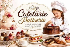 Banner Publicitar Cofetărie și Patiserie Model 03