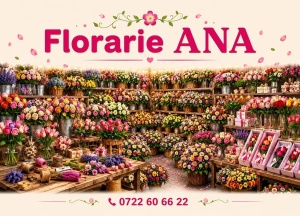 Banner Publicitar Personalizat Florarie model 04