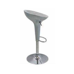Scaun Bar Abs 101, rotativ, reglabil argintiu