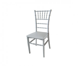 Scaun de evenimente Chiavari, PP reciclata, model RKeco1, alb