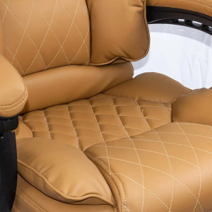 Scaun directorial elegant cu suport picioare, OFF411 Bej