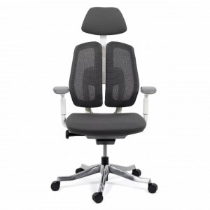 Scaun ergonomic cu brate reglabile SYYT 9505, negru, gri