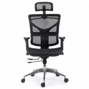 Scaun ergonomic multifunctional cu brate reglabile si sezut culisabil SYYT 9500 negru