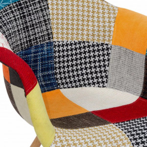 SCAUN PATCHWORK BUC 243 MULTICOLOR