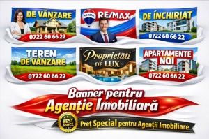 Banner pentru Agenție Imobiliară