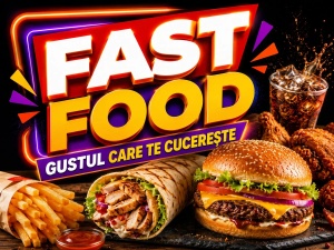 Banner Personalizat Fast Food model 02
