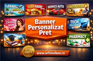Banner Personalizat Pret