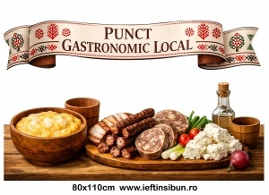 Banner Personalizat Punct Gastronomic Local - Maramures